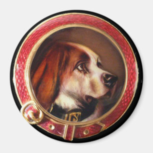 MINIATURE DOG PORTRAITS Bloodhound Magnet