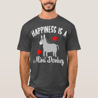 Miniature Donkey Mini Donkey Pet Donkey Lovers T-Shirt