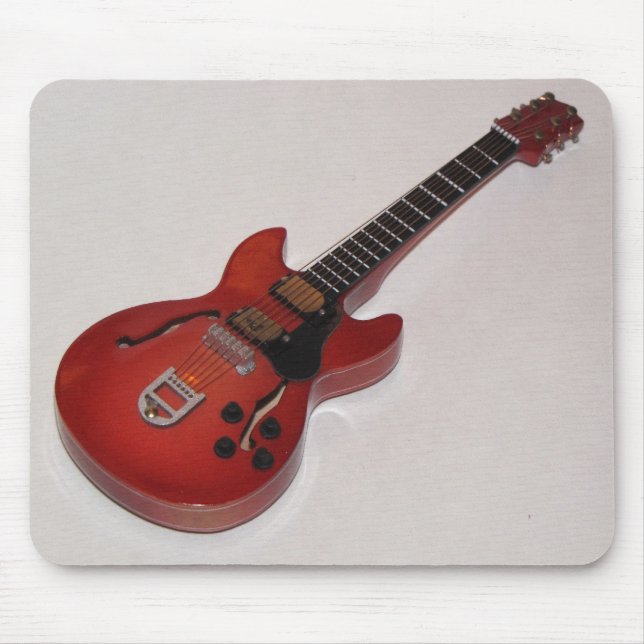 Miniature Electric Guitar Mouse Pad (Front)