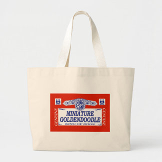 Miniature Goldendoodle Large Tote Bag