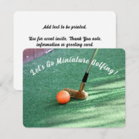 Miniature Golf Day