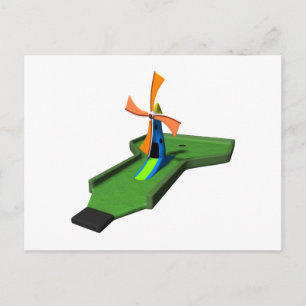 Miniature Golf Postcard