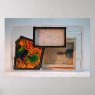 Miniature Homage to Painters K7 1986 Mixed-media P Poster