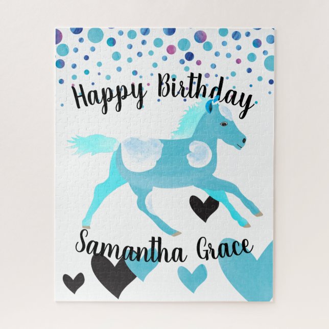 Miniature Horse Birthday Jigsaw Puzzle (Vertical)