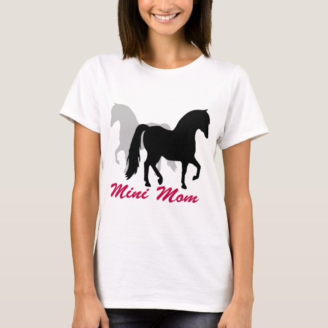 Miniature Horse Mum T-Shirt (Front)