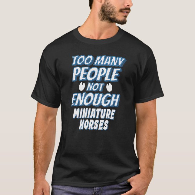 Miniature Horse Rider T-Shirt (Front)