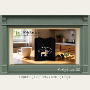Miniature Horse Storybook Valentine’s Day Kids T-Shirt