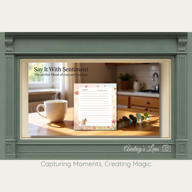 Miniature Horse Storybook Valentine’s Day Script Notepad (Creator Uploaded)