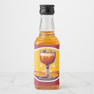 Miniature Magic Liquor Bottle Label