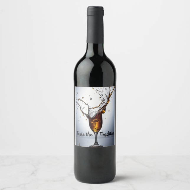 Miniature Magic Liquor Wine Label (Front)