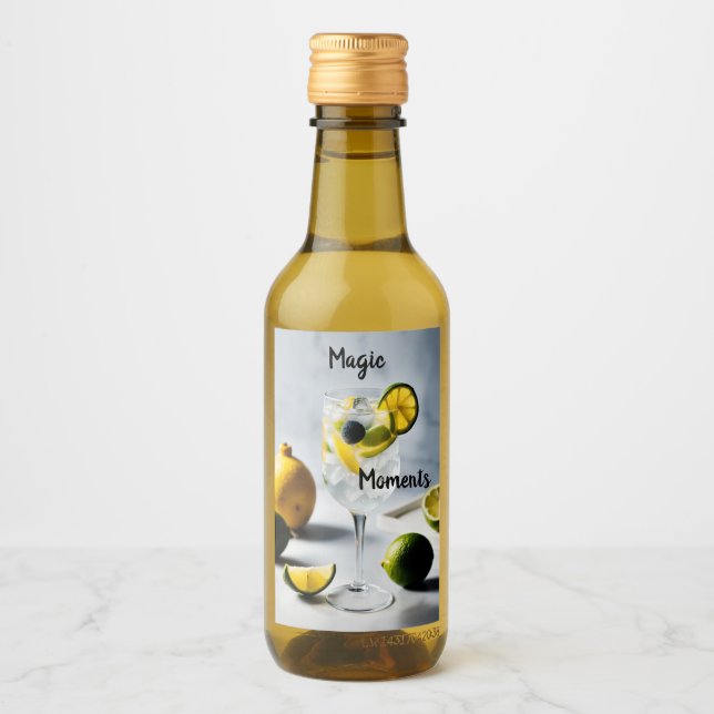 Miniature Magic Liquor Wine Label (Front)