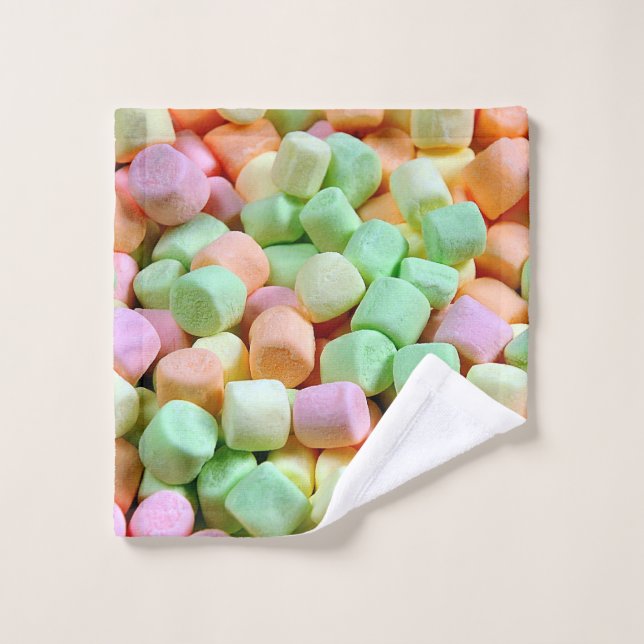 Miniature marshmallows wash cloth (Wash Cloth)