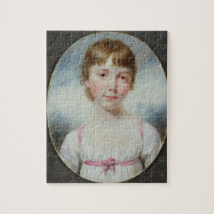 Miniature of a young girl jigsaw puzzle