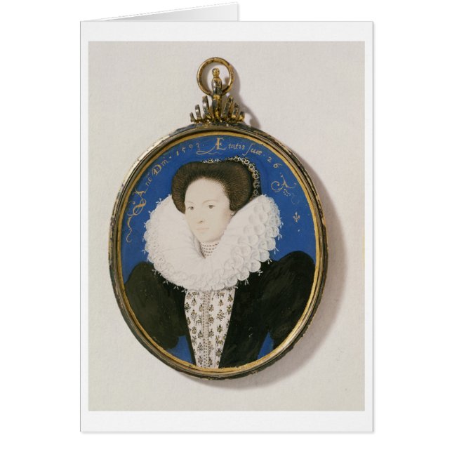 Miniature of Arabella Stuart, Duchess of Lennox, 1 (Front)