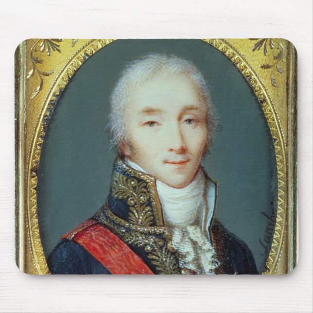 Miniature of Joseph Fouche  Duke of Otranto Mouse Pad (Front)
