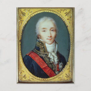 Miniature of Joseph Fouche Duke of Otranto Postcard