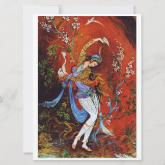 Miniature Painting of a Persian nymph