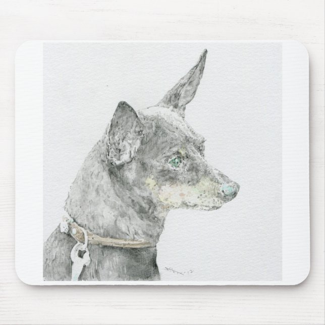 MINIATURE PINCHER MOUSE PAD (Front)