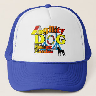 Miniature_Pinscher_Agility Gifts Trucker Hat