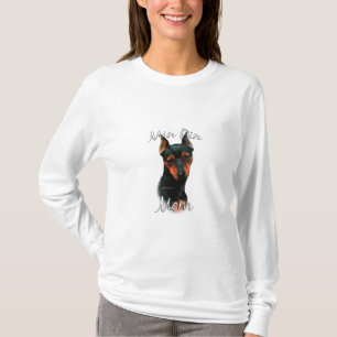 Miniature Pinscher (blk) Mum 2 T-Shirt