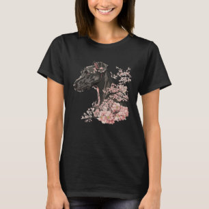 Miniature Pinscher Cherry Blossom Dog Breed Japane T-Shirt