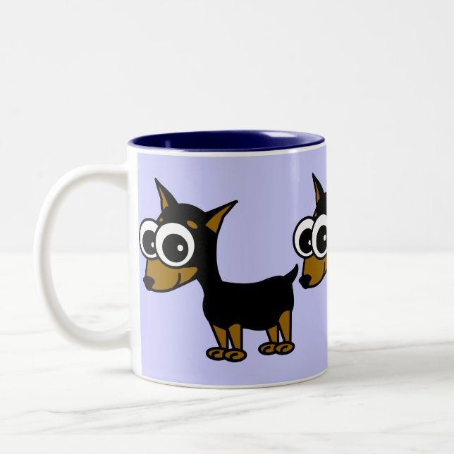 Miniature Pinscher Coffee Mug (Left)