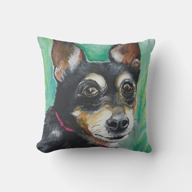 Miniature Pinscher Cushion (Front)
