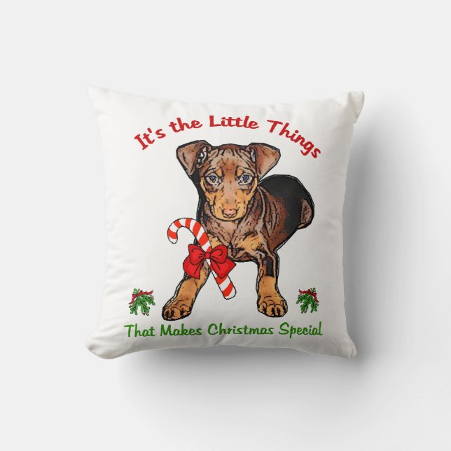 Miniature Pinscher Cushion (Front)