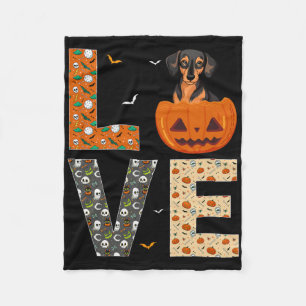 Miniature Pinscher Dog Lovers Boys Girls Halloween Fleece Blanket