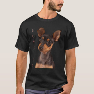 Miniature Pinscher Dog Mum Dad T Love Puppy Pet T-Shirt