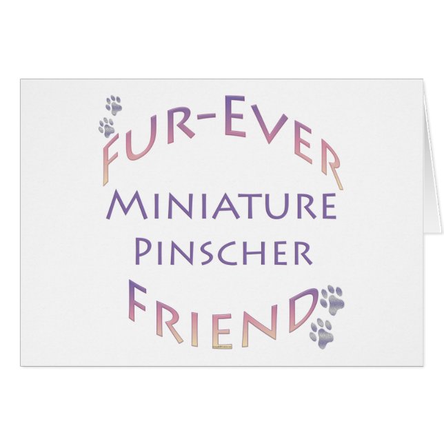 Miniature Pinscher Furever (Front Horizontal)