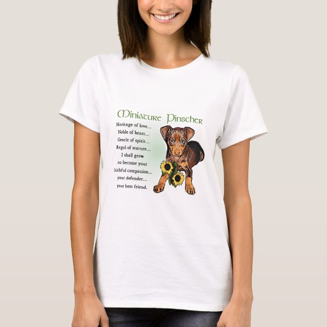 Miniature Pinscher Gifts T-Shirt (Front)