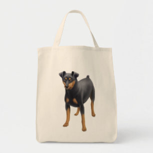 Miniature Pinscher Grocery Tote