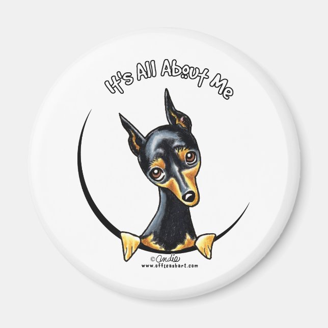 Miniature Pinscher IAAM Magnet (Front)