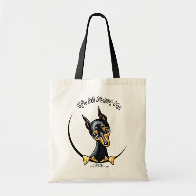 Miniature Pinscher IAAM Tote Bag (Front)