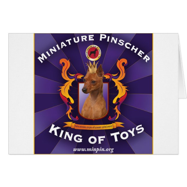 Miniature Pinscher: King of Toys (Front Horizontal)