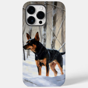 Miniature Pinscher Let It Snow Christmas Case-Mate iPhone 14 Pro Max Case