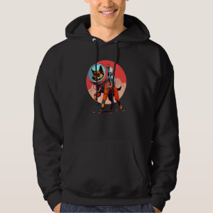 Miniature Pinscher Mars Funny Dog Astronaut Hoodie