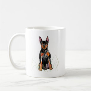 Miniature Pinscher Mug, Min Pin Dog Coffee Mug