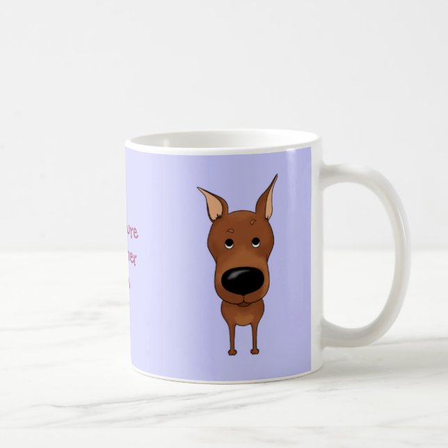 Miniature Pinscher Mum Mug (Right)