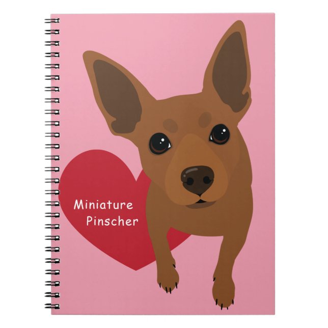 Miniature Pinscher Notebook (Front)