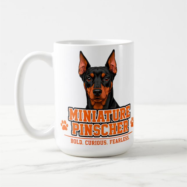 🐾 Miniature Pinscher Owner Family Pride 🐾 Coffee Mug (Left)