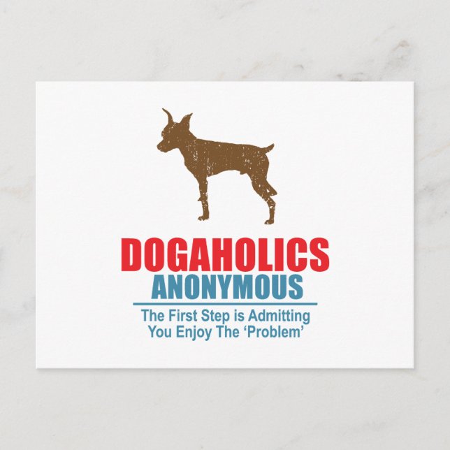 Miniature Pinscher Postcard (Front)