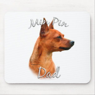 Miniature Pinscher (rust) Dad 2 Mouse Pad