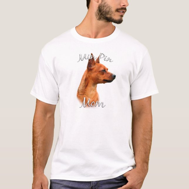 Miniature Pinscher (rust) Mum 2 T-Shirt (Front)