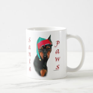 Miniature Pinscher Santa Paws Coffee Mug