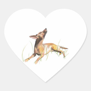 Miniature Pinscher Sticker Label