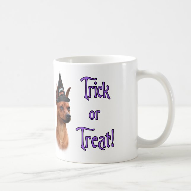 Miniature Pinscher Trick Coffee Mug (Right)