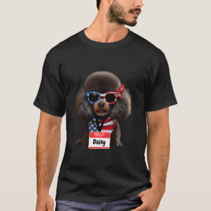 Miniature Poodle Dog Daisy Men Women Kids Boys Gir T-Shirt