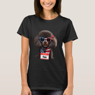 Miniature Poodle Dog Finn Men Women Kids Boys Girl T-Shirt